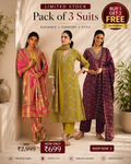 Elegant Ethnic Wear 3 Piece Suit Set for Women